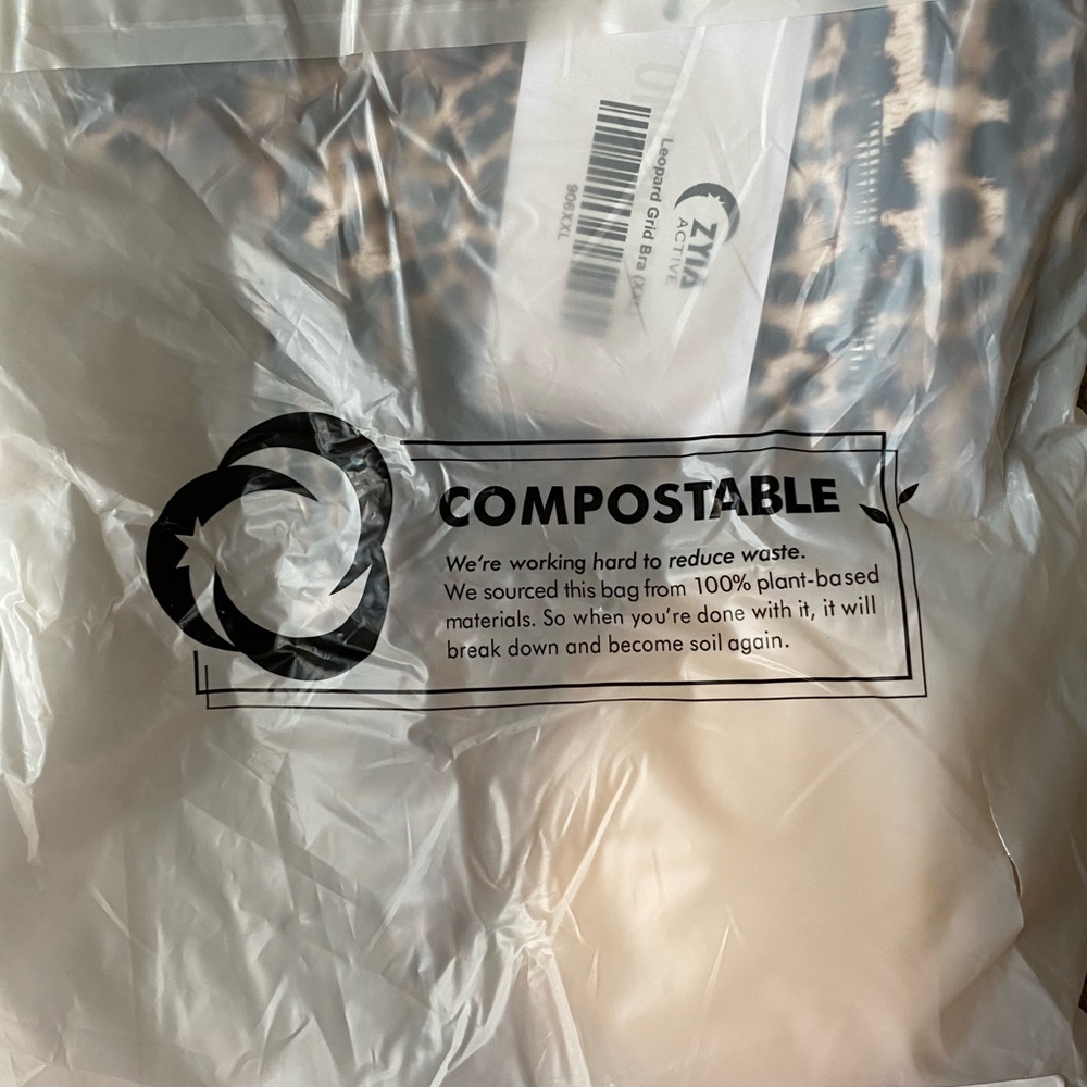 Zyia Leopard Grid Bra